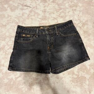 Lei Women's Dark Gray Jean Shorts